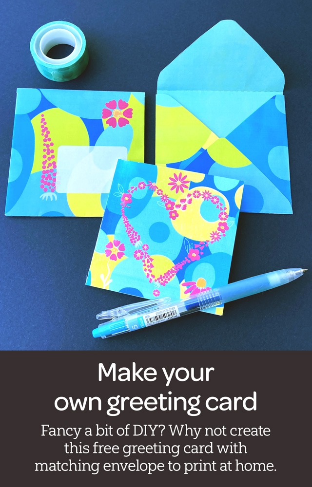 Make your own greeting card