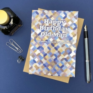 Happy Birthday Old Man Birthday Card